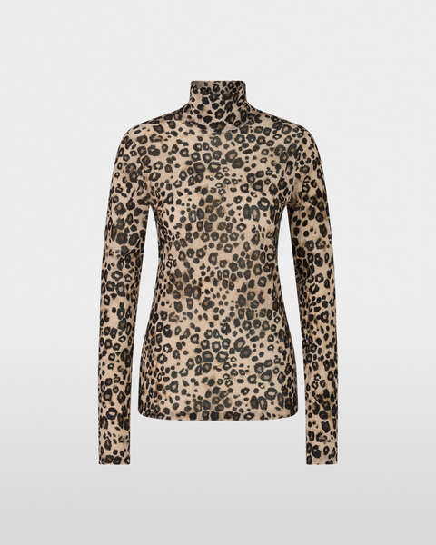 Marc Cain - Leopard Print Polo Top