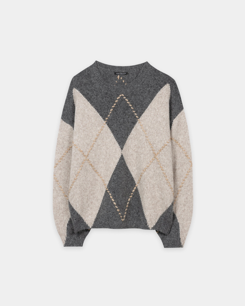 Luisa Cerano - Grey Alpaca Mix Pullover