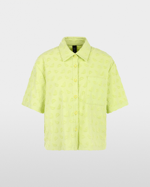 Marc Cain - Lime Blouse with Towelling Detail