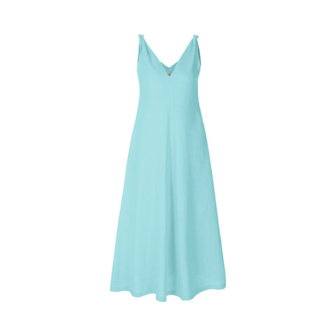 RIANI - Blue Linen Dress 446890-2272