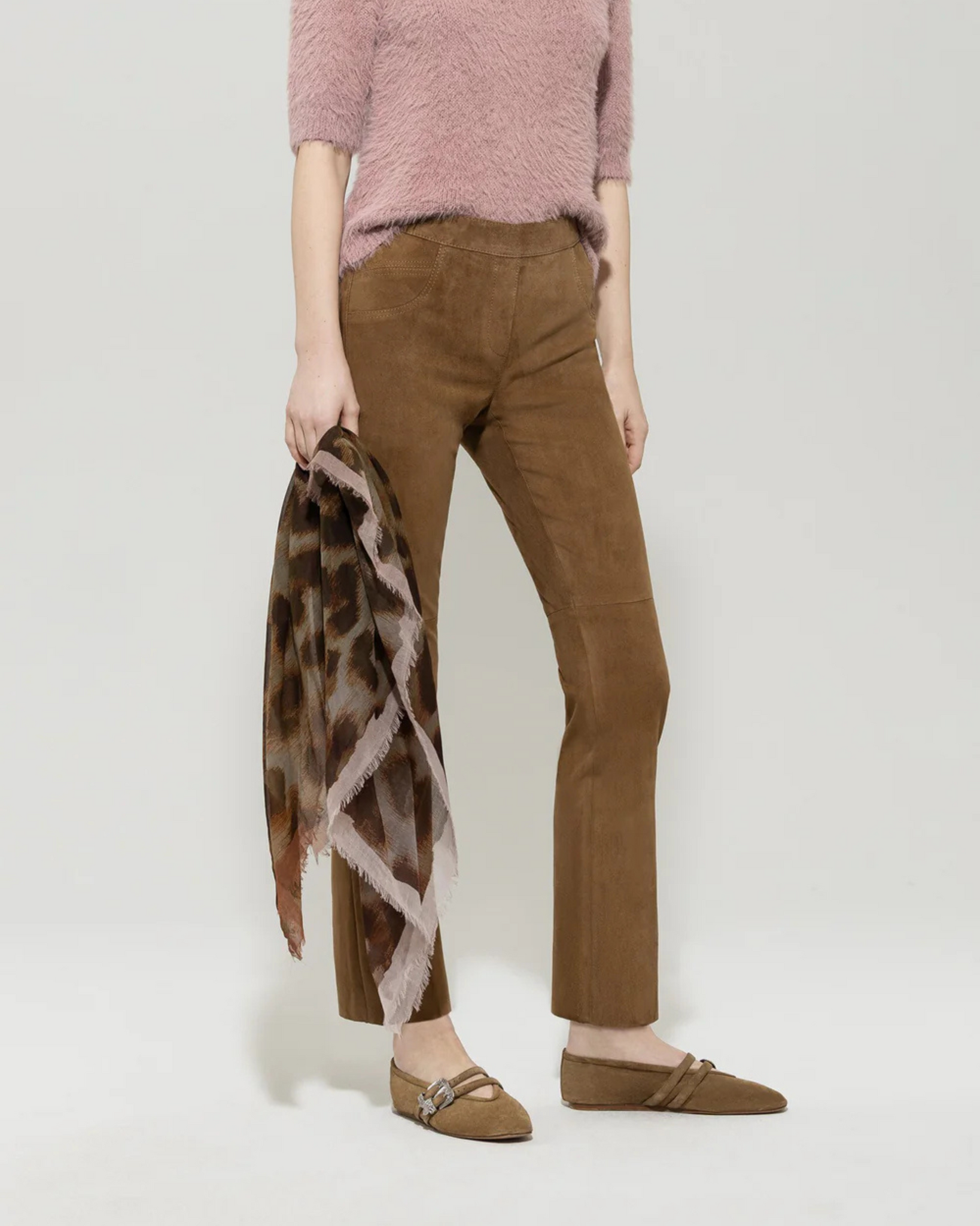 Luisa Cerano - Leopard Print Scarf