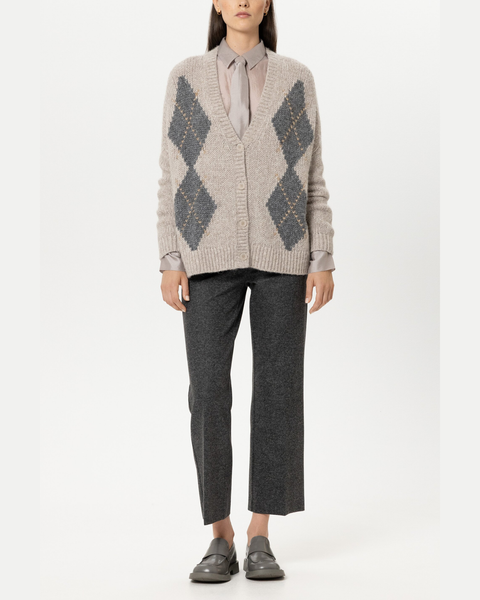 Luisa Cerano - Grey Alpaca Mix Cardigan