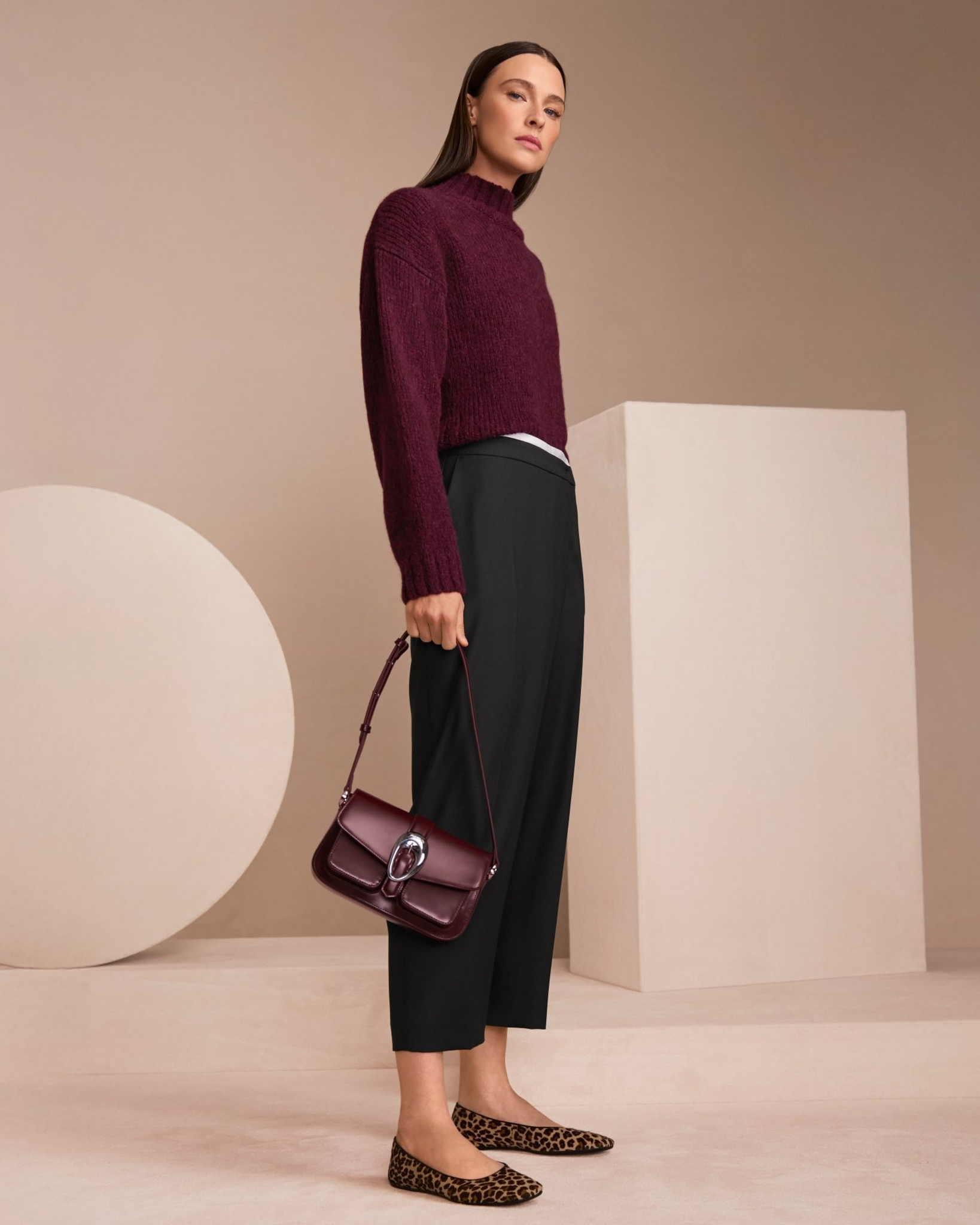 Plum pea coat online
