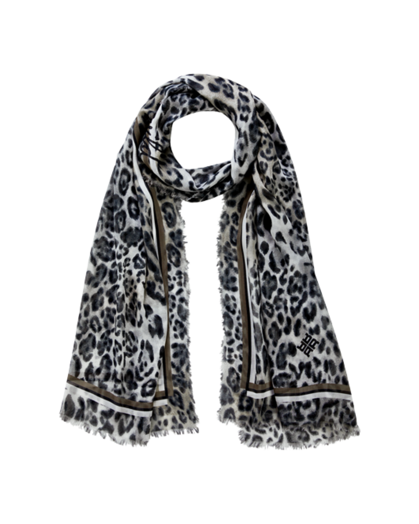 RIANI - Leopard Print Scarf