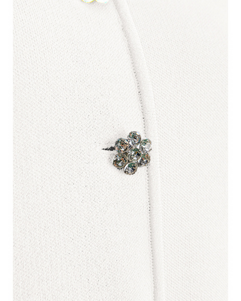 RIANI - Knitted Waistcoat with Silver Buttons
