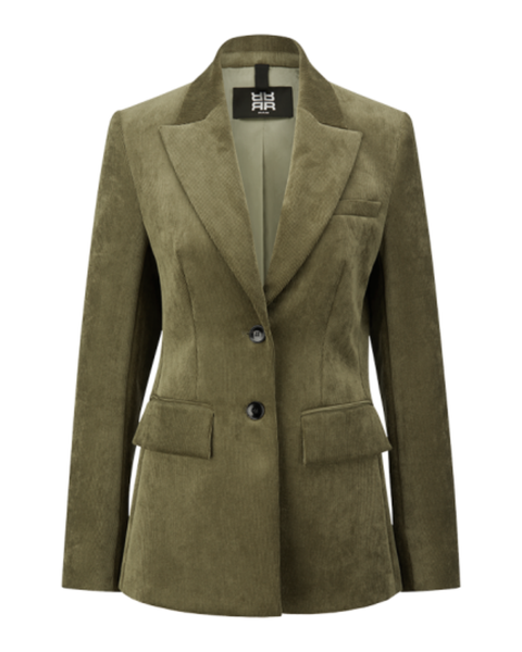 RIANI - Olive Green Corduroy Blazer