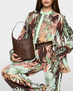 Marc Cain - Chocolate Faux Leather Handbag