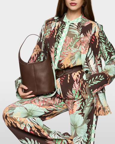 Marc Cain - Chocolate Faux Leather Handbag