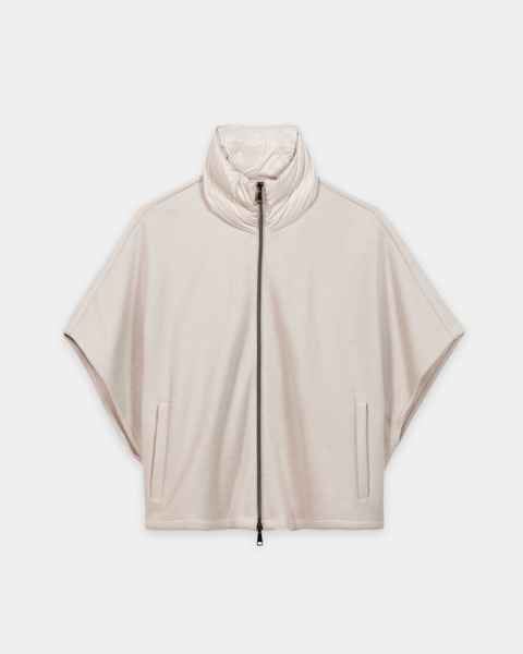Luisa Cerano - Pearl Wool Mix Outdoor Cape