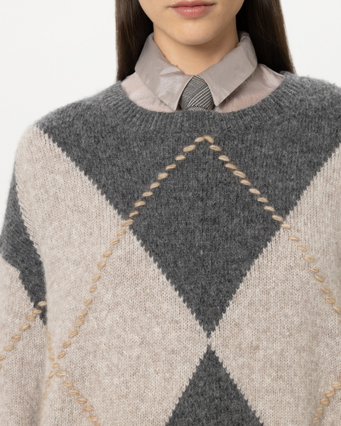 Luisa Cerano - Grey Alpaca Mix Pullover