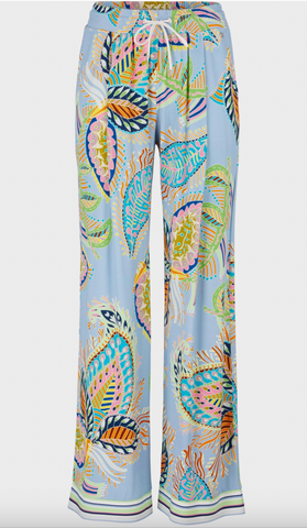 Marc Cain - Printed Wide Leg Trousers WC 81.39 J46