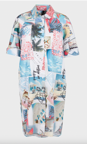 Marc Cain - Postcard Shirt Dress WS 21.34 W82