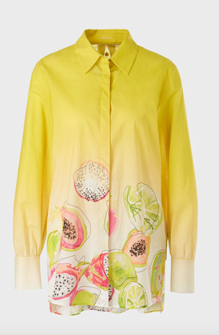 Marc Cain - Yellow Fruit Print Shirt WC 51.02 W29