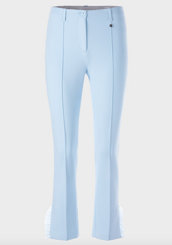 Marc Cain - Blue Frill Detail Trousers