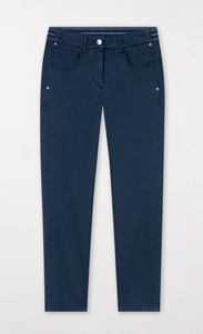 Luisa Cerano - Soft Navy High Stretch Denim Trousers 608600-1883