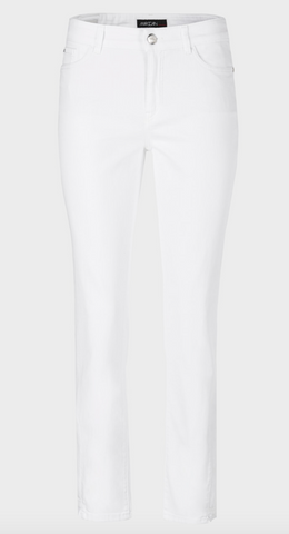 Marc Cain -  White Jeans with Lace Trim