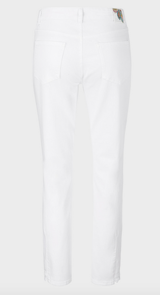 Marc Cain -  White Jeans with Lace Trim WC 82.20 D69
